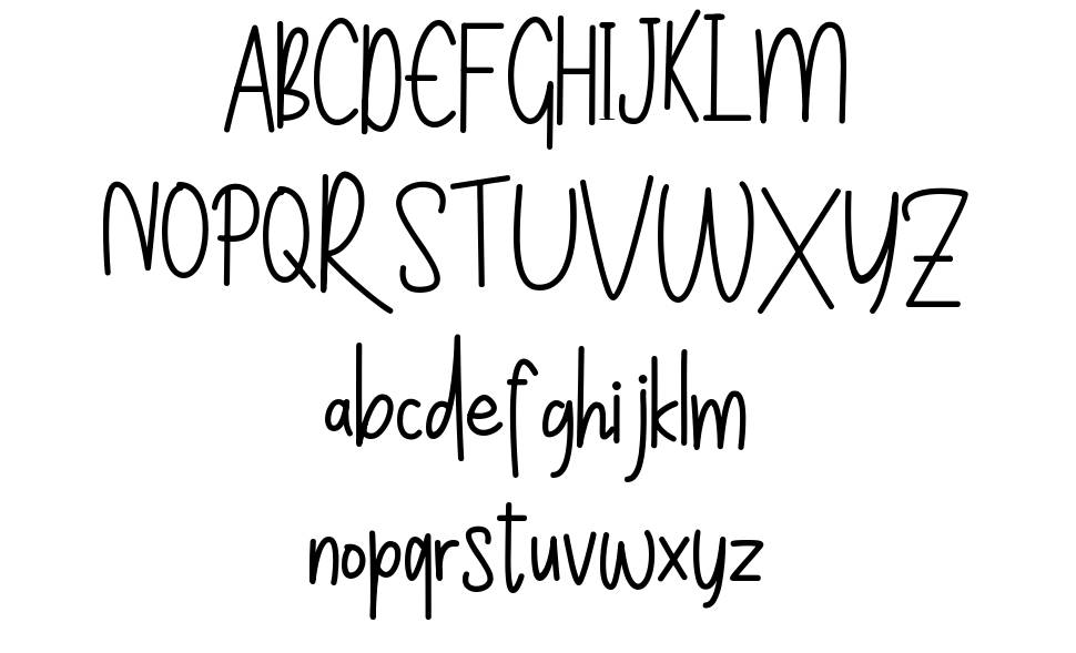Sihaby font specimens