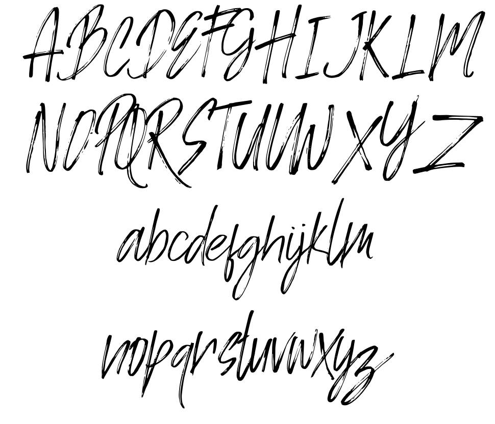 Sikatch 字形 标本