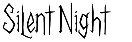 Silent Night шрифт