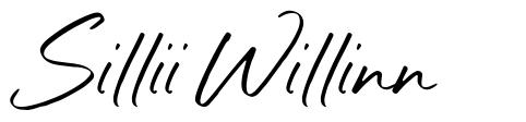 Sillii Willinn písmo