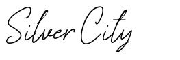Silver City font