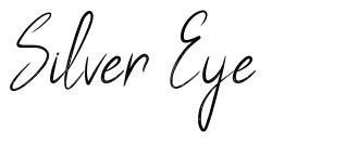 Silver Eye schriftart