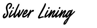 Silver Lining font
