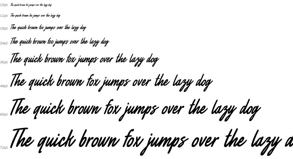 Silver Lining font Waterfall