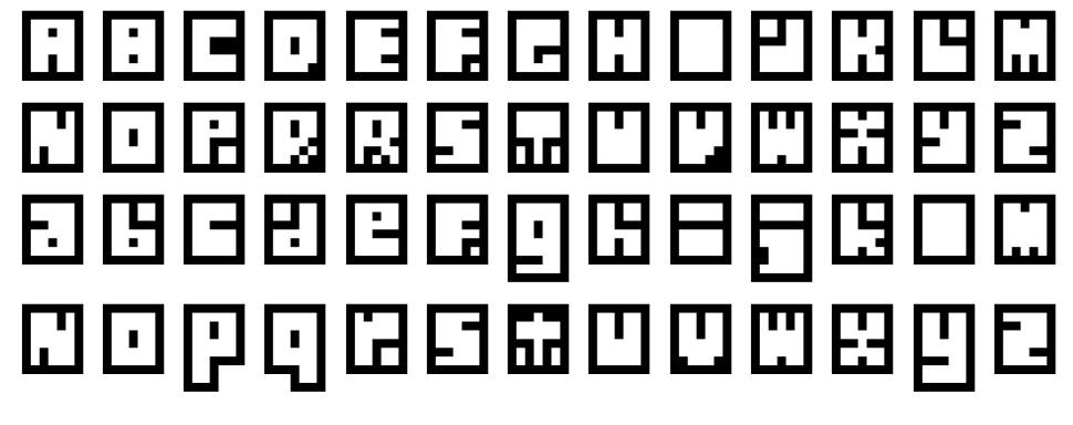 Silverbloc font Örnekler