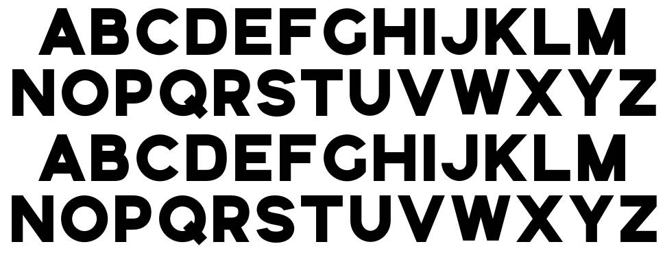 Silverstone Sans font specimens