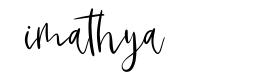 Simathya font