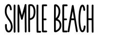 Simple Beach 字形