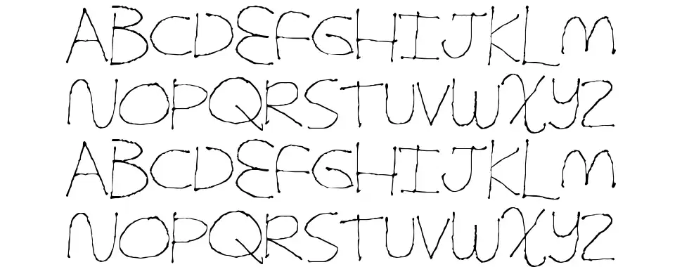 Simple Folksfont specimens