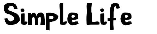 Simple Life font