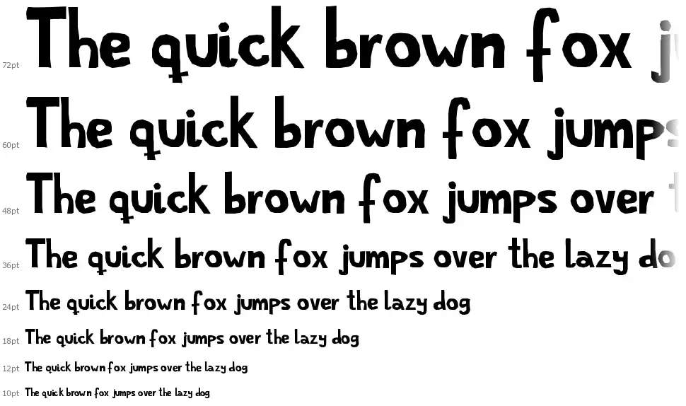 Simple Lifefont waterfall