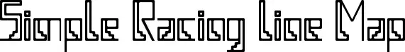 Simple Racing Line Map