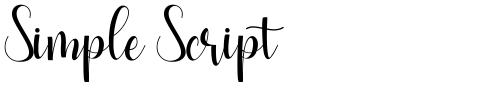 Simple Script