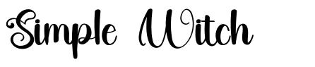 Simple Witch font