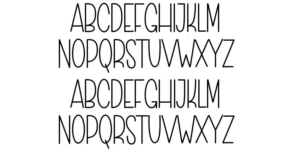 Simple Work font specimens