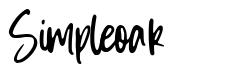 Simpleoak шрифт