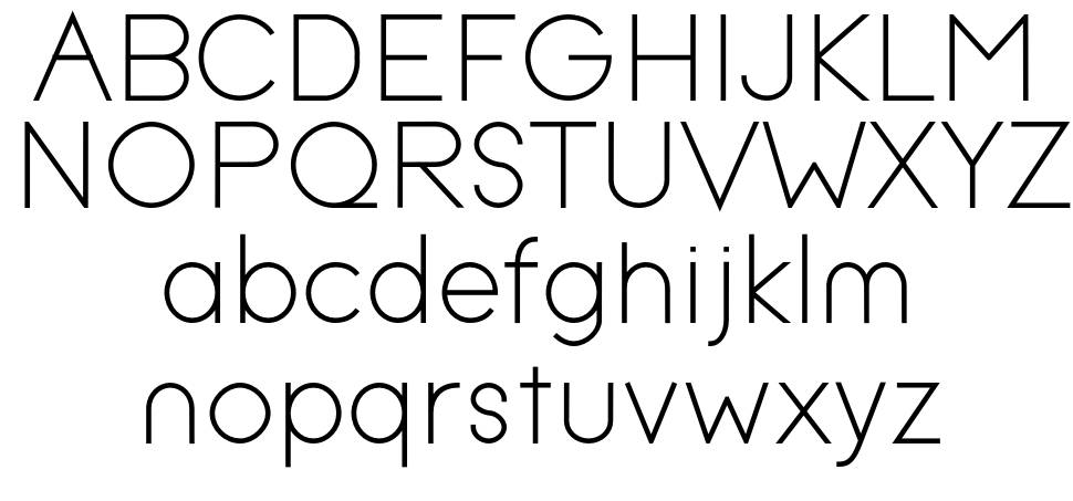 Simpletix font specimens