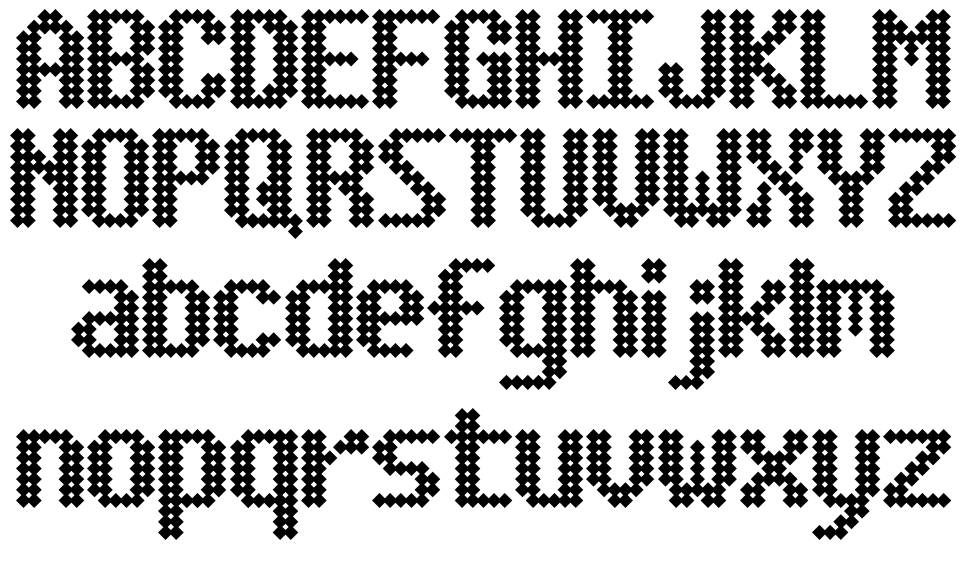Simpleton BRK font specimens