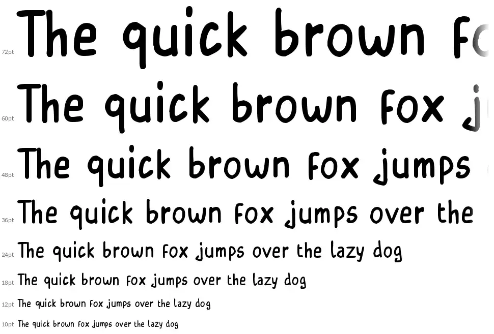 Simplixifont waterfall