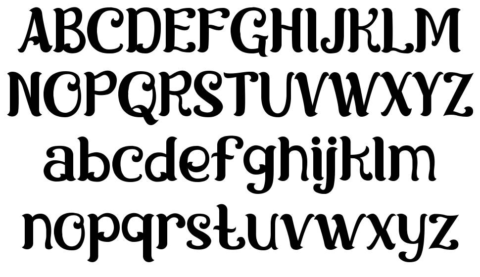 Sinclair font specimens
