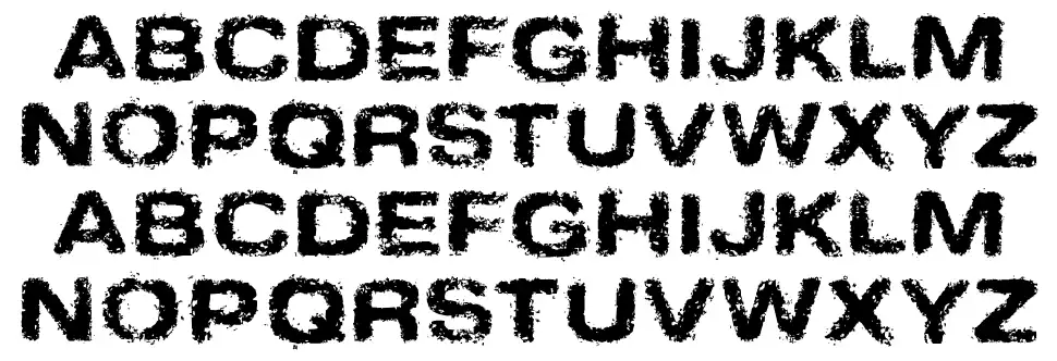 Sinder font specimens