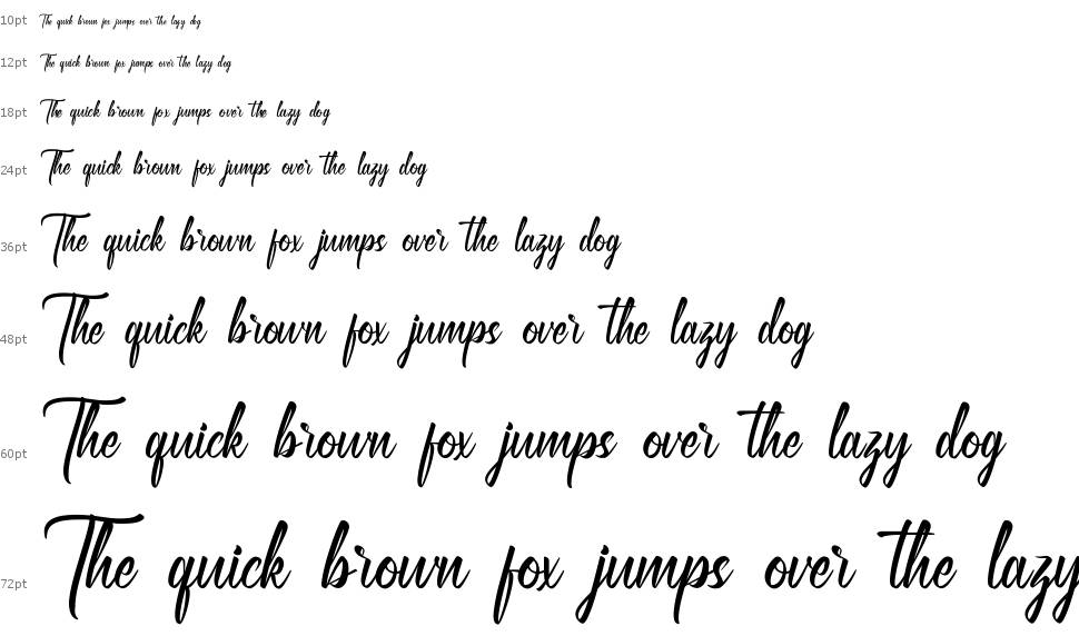 Sing A Song font Waterfall