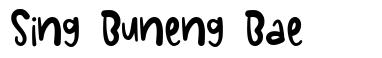 Sing Buneng Bae шрифт