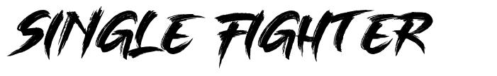 Single Fighter font