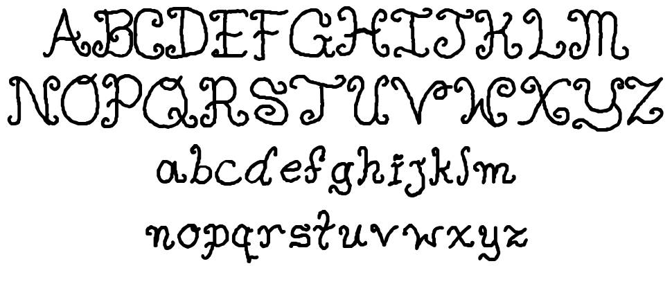 Single Gyrl フォント 標本