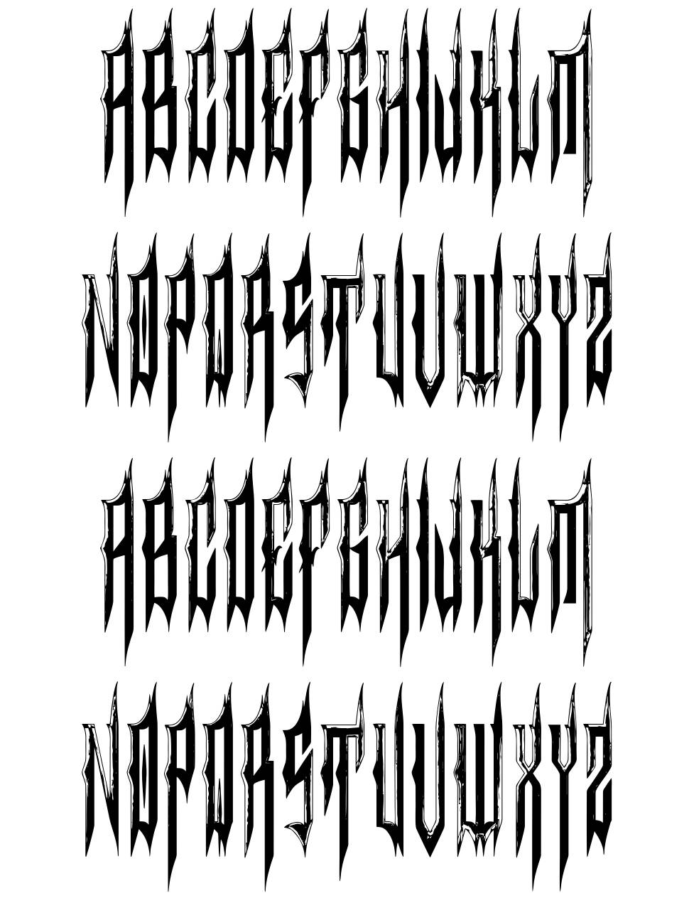 Sinthetic 字形 标本
