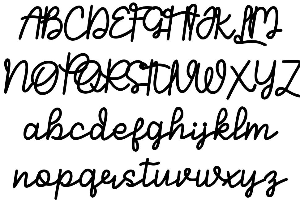 Sinttesy font Örnekler