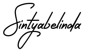 Sintyabelinda písmo