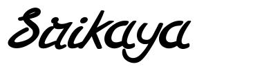 Sirikaya 字形
