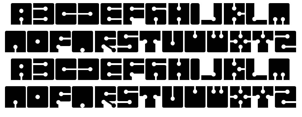 Sistema font specimens