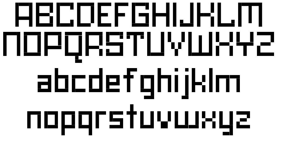 SKA Cubic 01_75 CE шрифт Спецификация