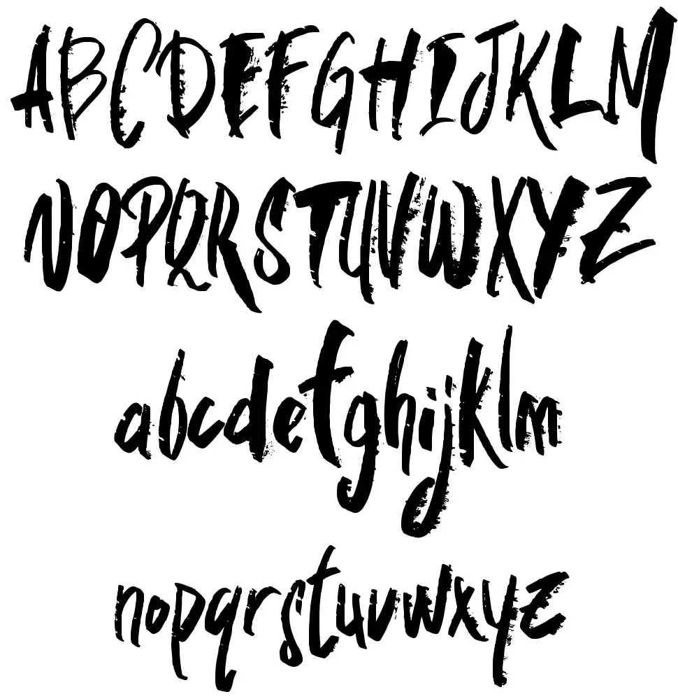 Skate Fallfont specimens