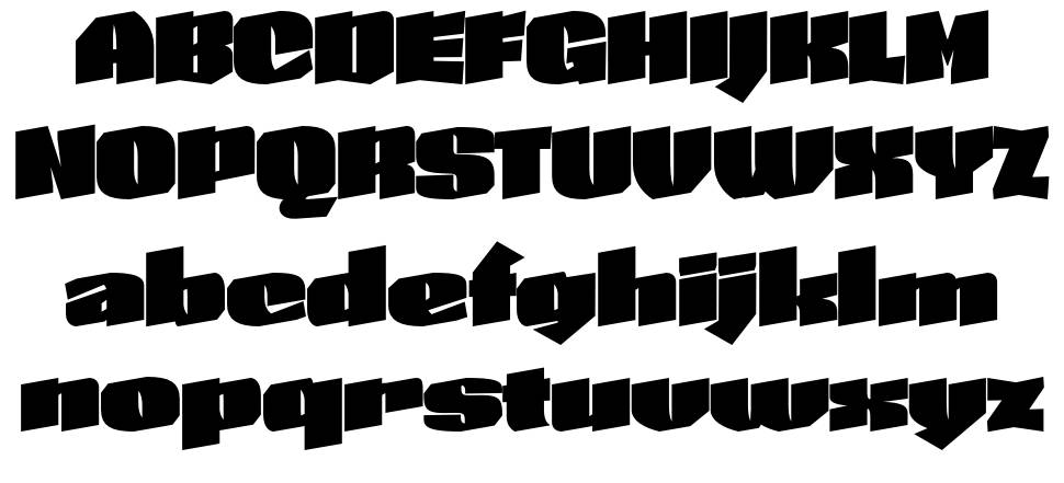 Skeleton Type One Initial Max font specimens
