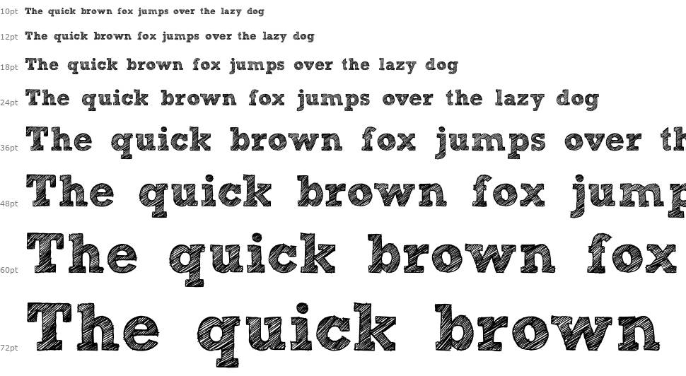 Sketch Block font by artill.de FontRiver