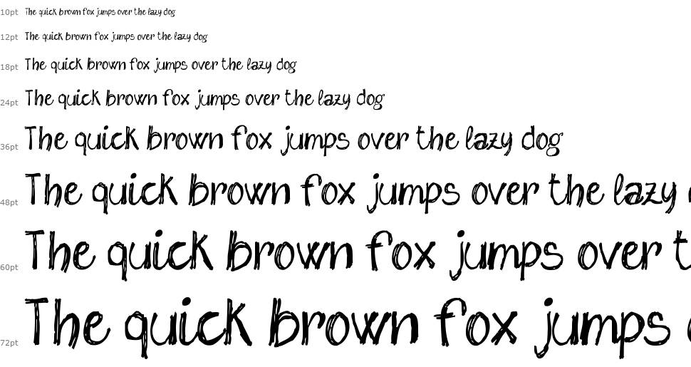 Sketch Me font Waterfall