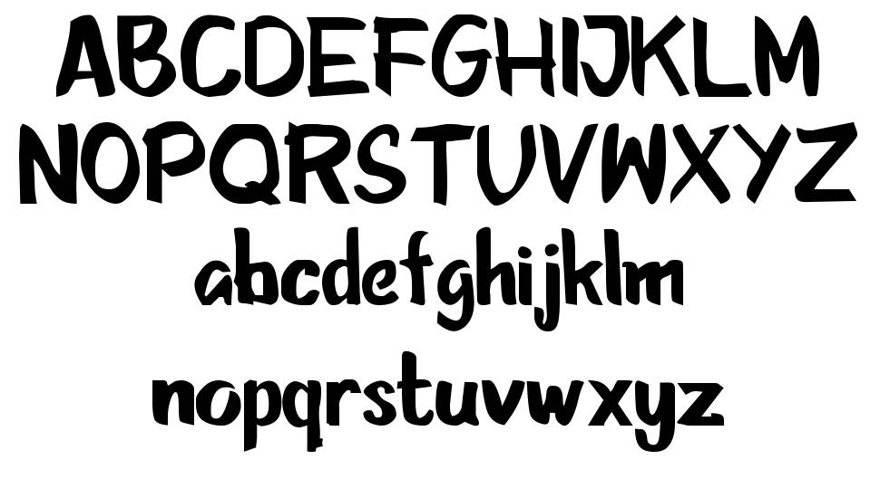 Sketcha font specimens