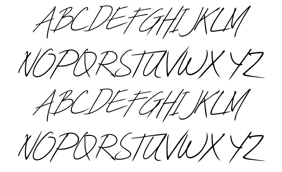 Sketchen Allcaps フォント 標本