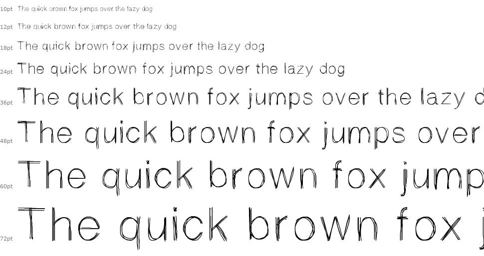 Sketchtica font Waterfall