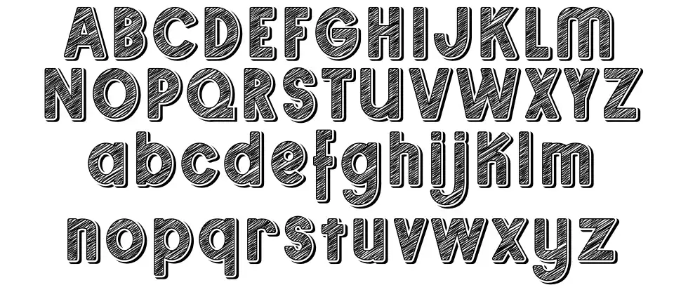 Sketchup font Örnekler