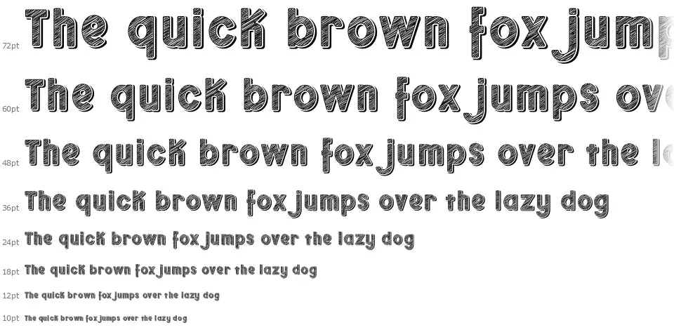 Sketchup font Waterfall