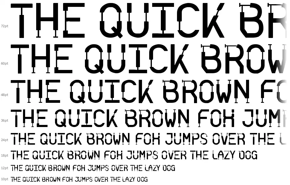 Skinnedfont waterfall