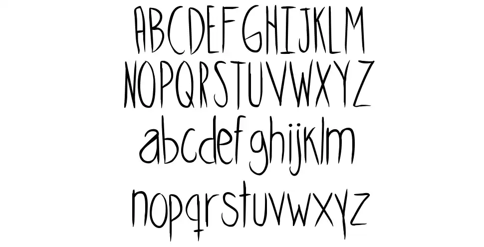 Skinny Cookiesfont specimens