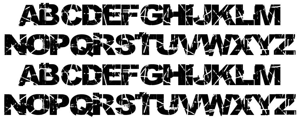Skratch Punk font specimens
