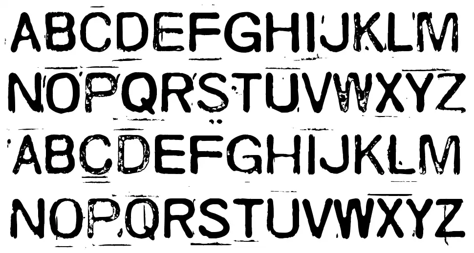 Skriik! Electro-mechanical machinefont specimens