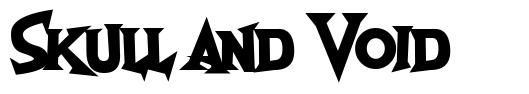 Skull and Void font