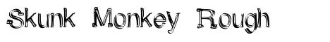 Skunk Monkey Rough font